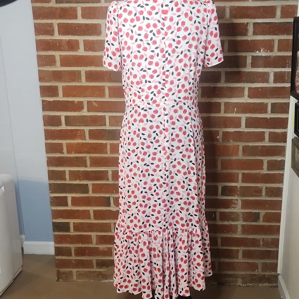 Talbots Patterned Midi Dress, Size 4 - Picture 4 of 6
